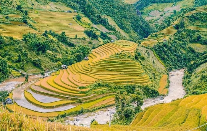 Phong cảnh thơ mộng ở bản Thái