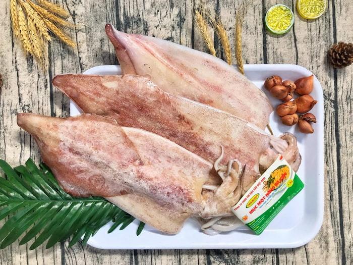 Mực 1 nắng có loại mực ống và mực lá