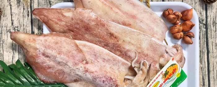 Mực 1 nắng Bá Kiến - DASAVINA thơm ngon, chuẩn vị