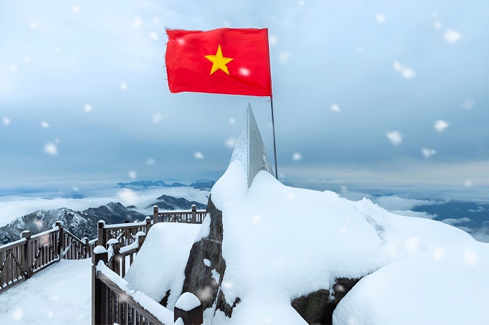 Tuyết ở Sapa thường xuất hiện vào tháng 12 đến tháng 2 trong năm