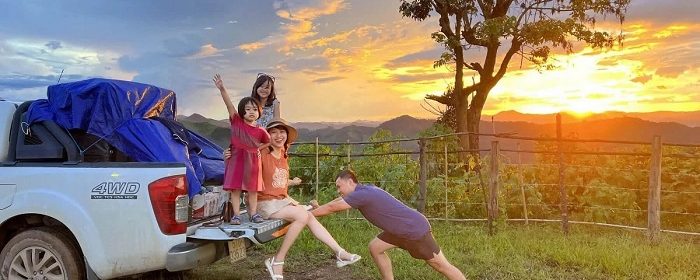 Di chuyển bằng ô tô từ Hà Nội lên Bản Liền bằng đường quốc lộ